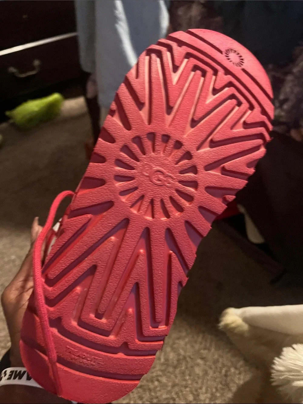UGG bold red